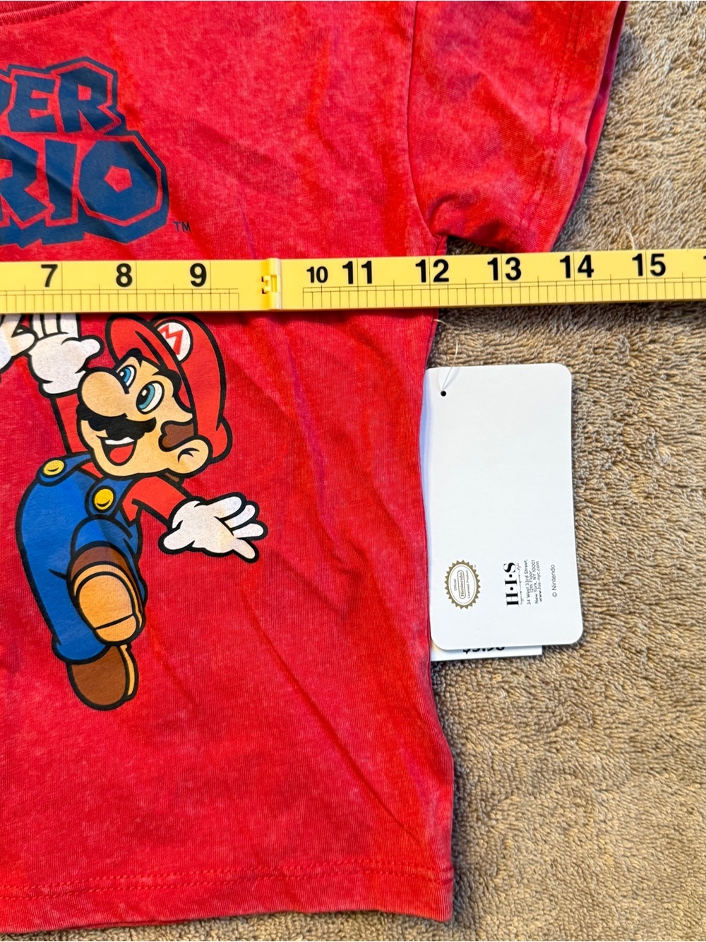 Nintendo Kids Graphic Tee Pair - Red & Peach - Size 2T - Picture 7 of 10